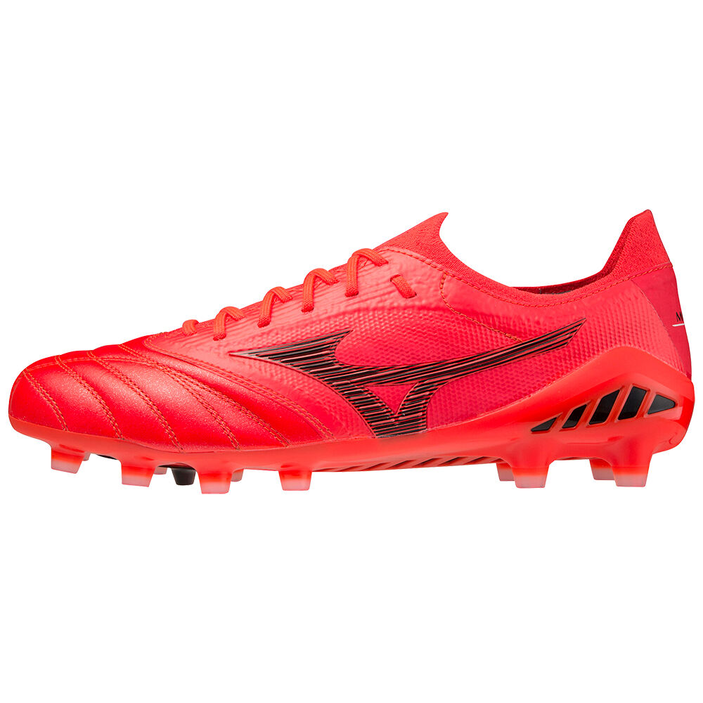 Mens Mizuno Morelia Neo III Beta Japan Soccer Cleats Red/Black Philippines (ISPLMA235)